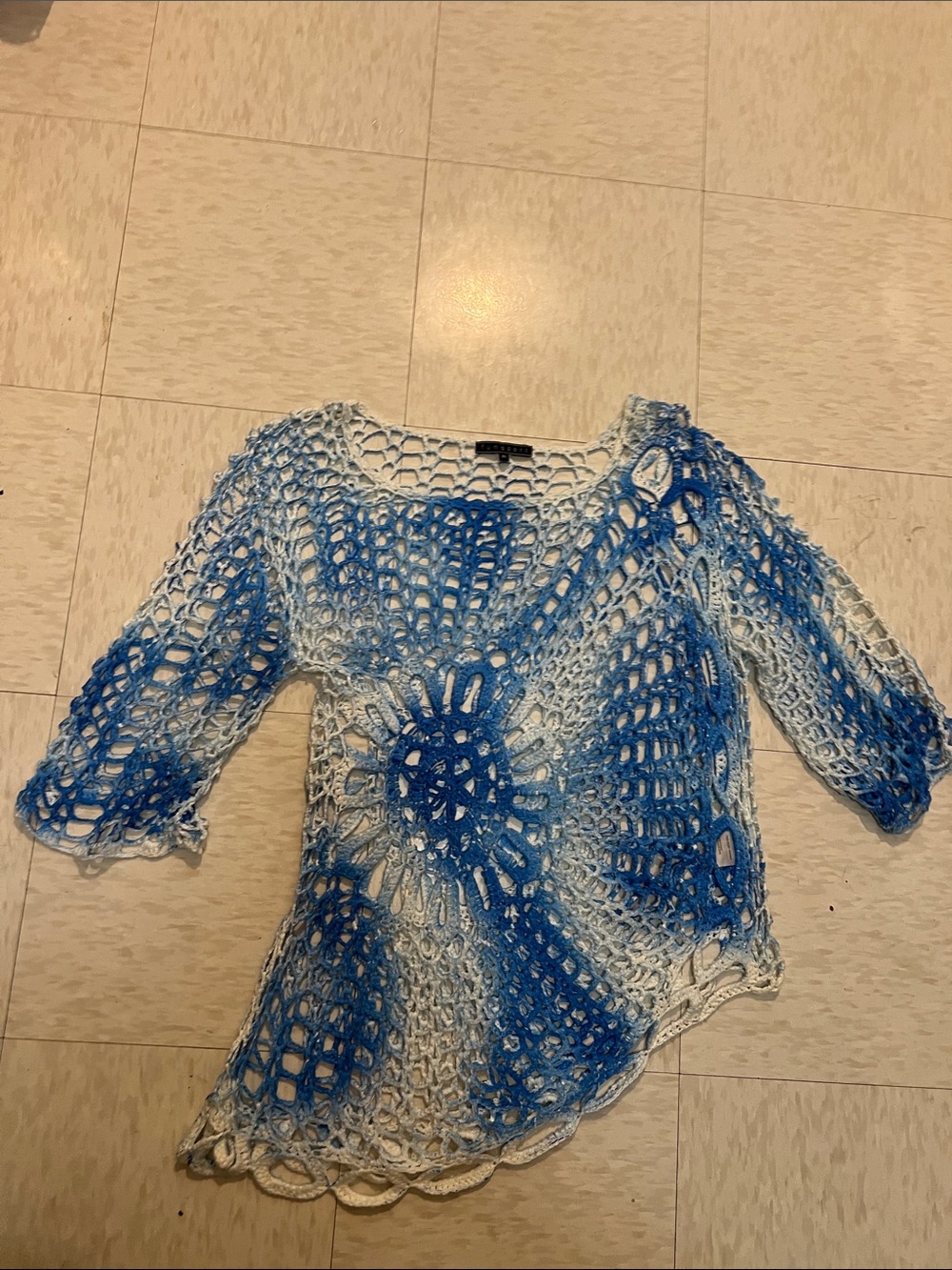 fun sport crotchet tie dye top